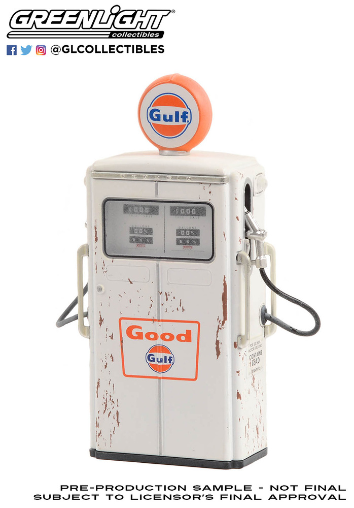 Tokheim Twin Gas Pump Gulf Oil