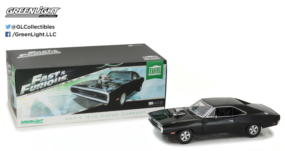 1:18 Artisan Collection - Fast & Furious - The Fast and the Furious (2001) - 1970 Dodge Charger 19027 