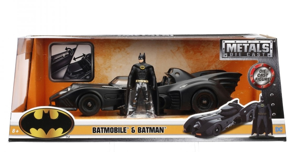 Batmobile Batman Returns + Batman Figure Jada Toys 98260 scale 1/24 