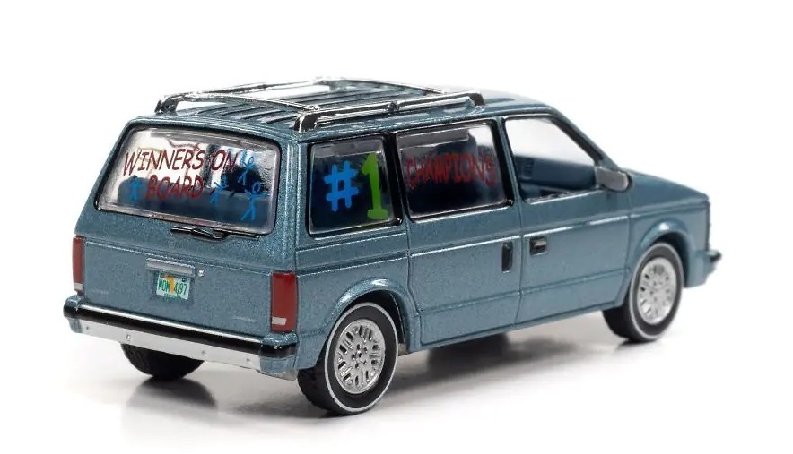 Best Mam Dodge Caravan 1984 AUTO WORLD AWAC017A scale 1/64 