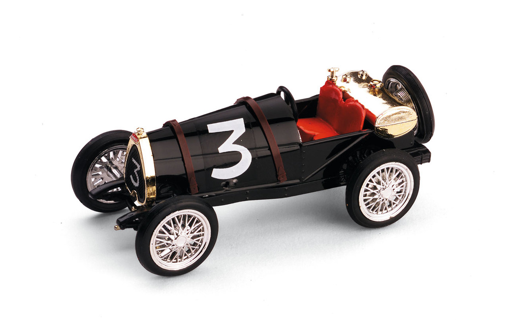 Bugatti Brescia - GP. France No. 3 (1921) Black Brumm R040 1/43 