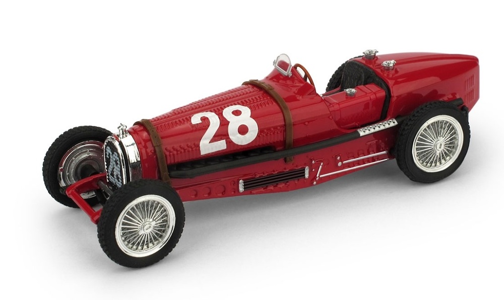 Bugatti Tipo 59 Gran Prix Mónaco Nº 28 Tazio Nuvolari (1934) Brumm R174-UPD scale 1/43 