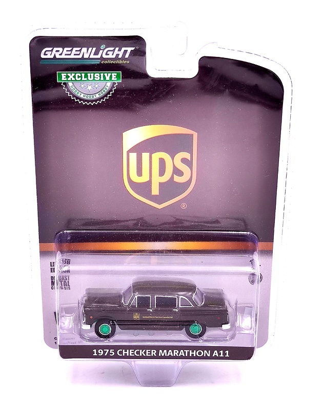 Checker Taxi - version reparto UPS 1975 Greenmachine 1/64 