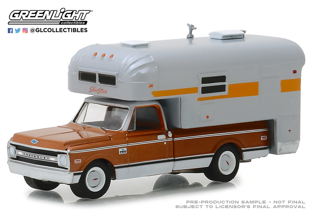 Chevrolet c10 Cheyenne Camper (1970) Greenlight 30023 1/64 