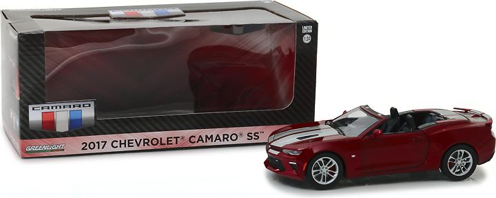 Chevrolet Camaro SS convertible rojo (2017) Greenlight 1:24 