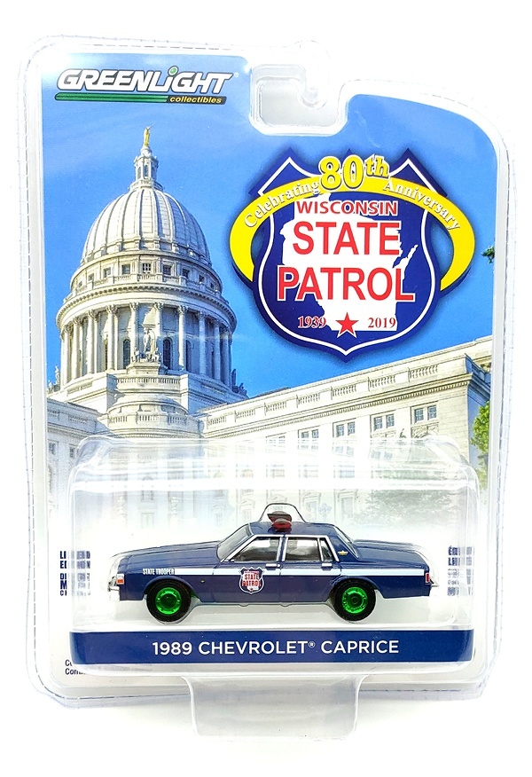 Chevrolet Caprice - Wisconsin State Patrol 80th Anniversary (1989) Greenmachine 1:64 