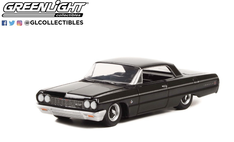 Chevrolet Impala Lowrider Black Bandit Serie 26 Greenlight 1/64 