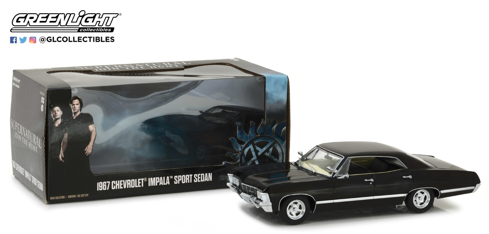 1967 Chevrolet Impala Sport Sedán - Supernatural Greenlight 1/24 86441 