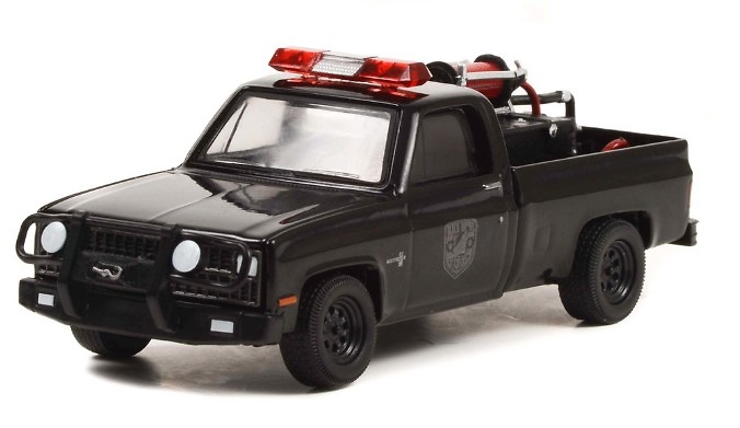 Chevrolet K20 Scottsdale Black Bandit Serie 26 Greenlight 1/64 