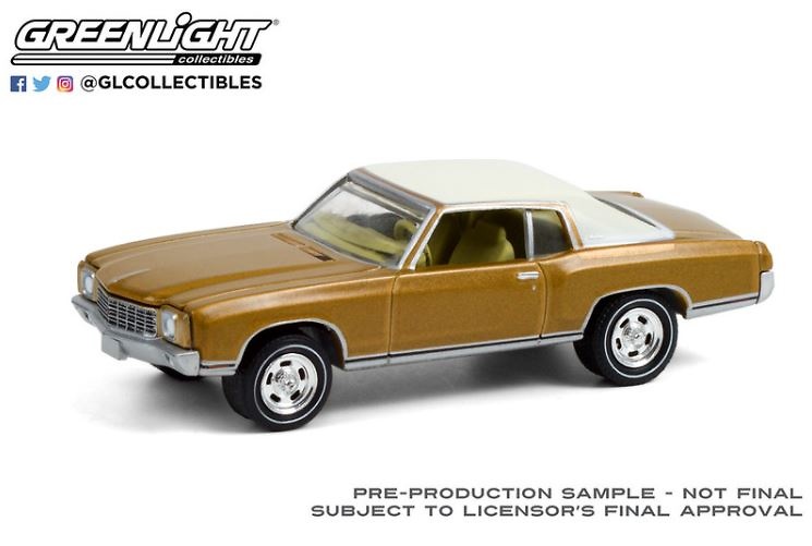 Chevrolet Monte Carlo - 50º Aniversario de Monte Carlo (1970) Greenlight 1:64 