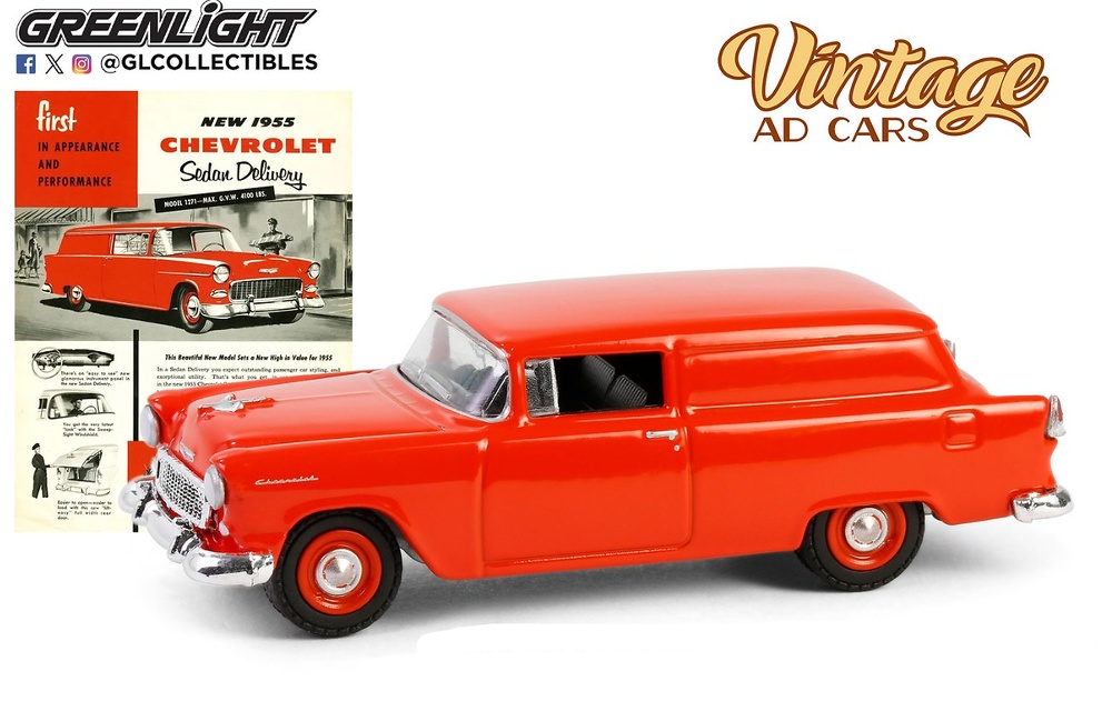 Chevrolet Sedan Delivery “First in Appearance and Performance” Greenlight 39150-A scale 1/64 