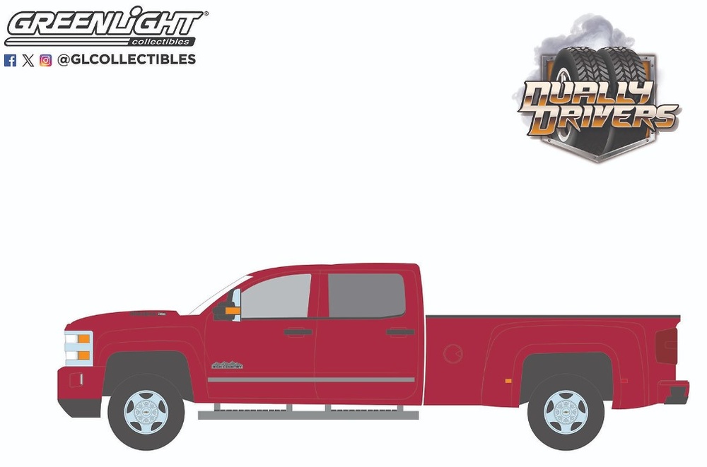 Chevrolet Silverado 3500 HD Dually High Country Greenlight 1:64 