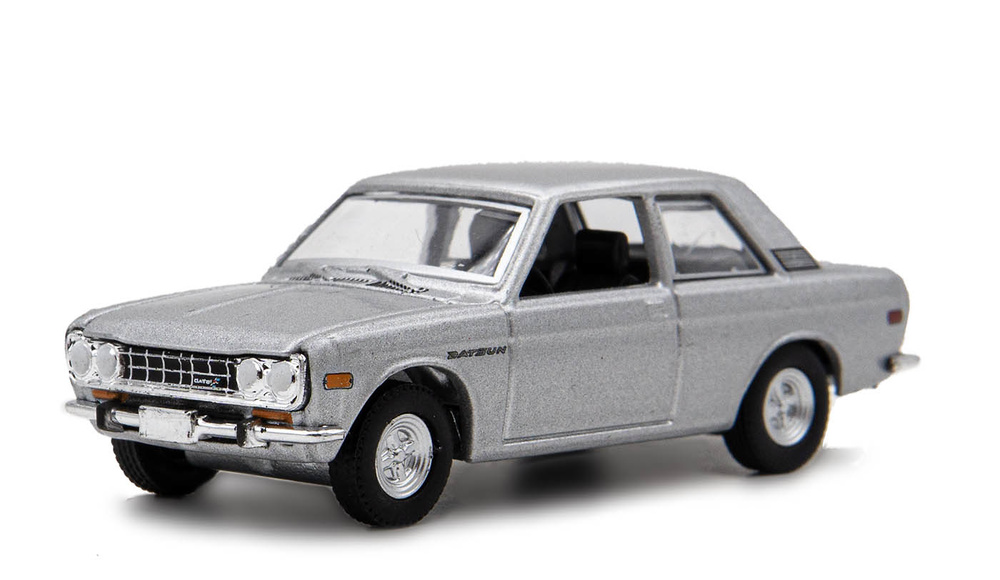 Datsun 510 - Serie Tokio Torque 2 (1970) Silver Greenlight 1:64 