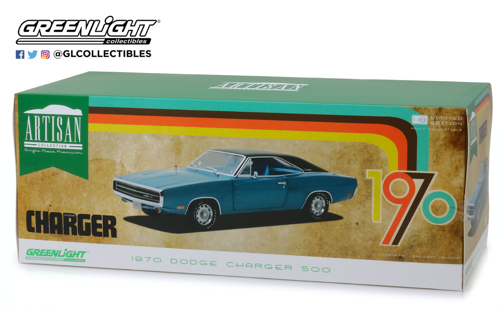 Dodge Charger 500 SE B5 Artisan Collection - 1970 Artisan Collection Greenlight 1/18 