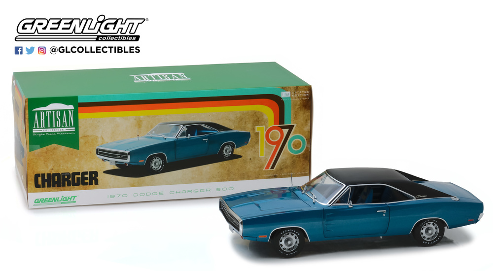 Dodge Charger 500 SE B5 Artisan Collection - 1970 Artisan Collection Greenlight 1/18 