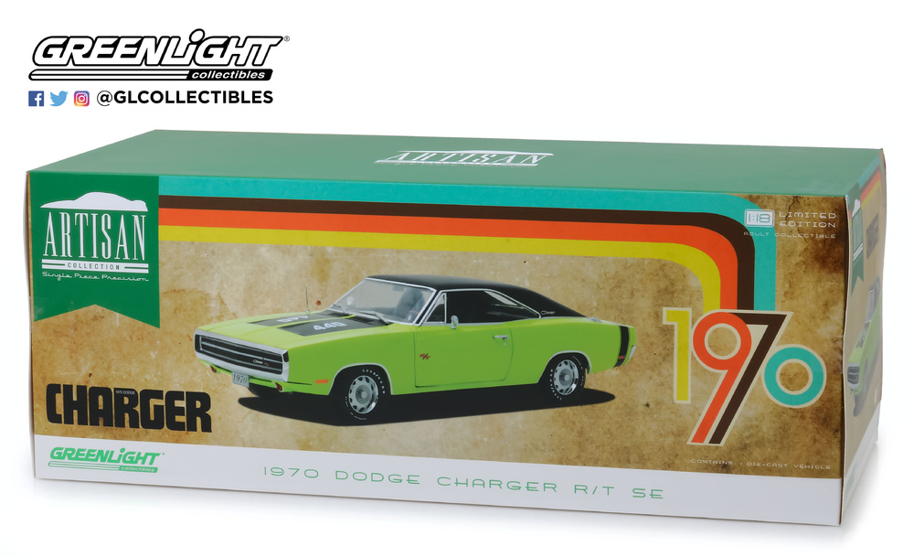 1:18 Artisan Collection - 1970 Dodge Charger R/T SE Greenlight 13529 