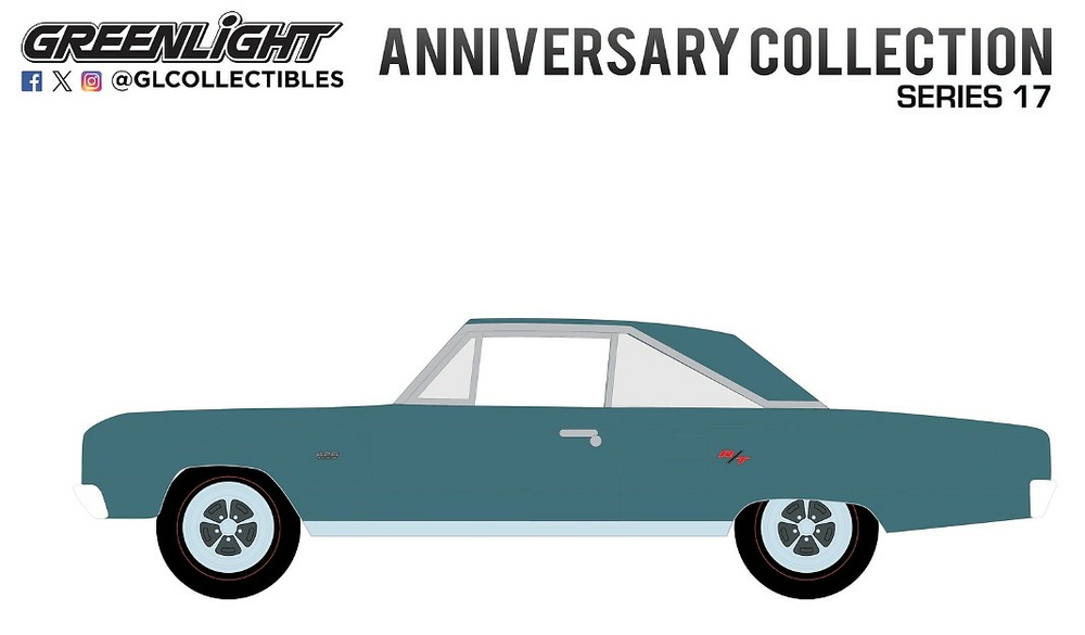 Dodge Coronet R/T Hemi 1967 Anniversary Collection Series 17 Greenlight 1/64 