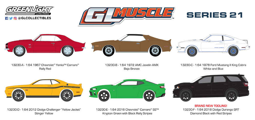 GL Muscle 21 (2019) Greenlight 13230 1/64 