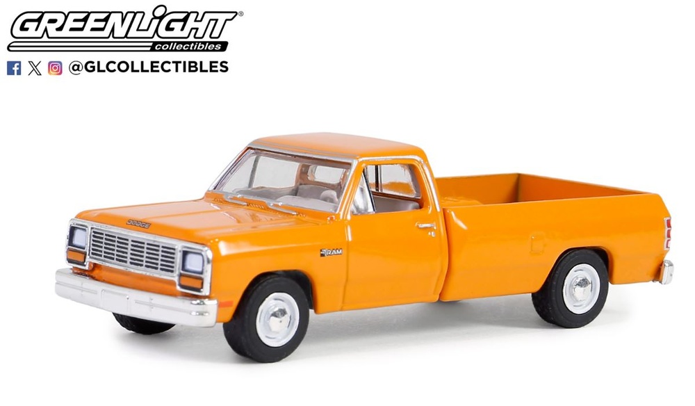 Dodge Ram D-250 – DOT Orange (1982) Blue Collar Collection Series 13 Greenlight scale 1:64 