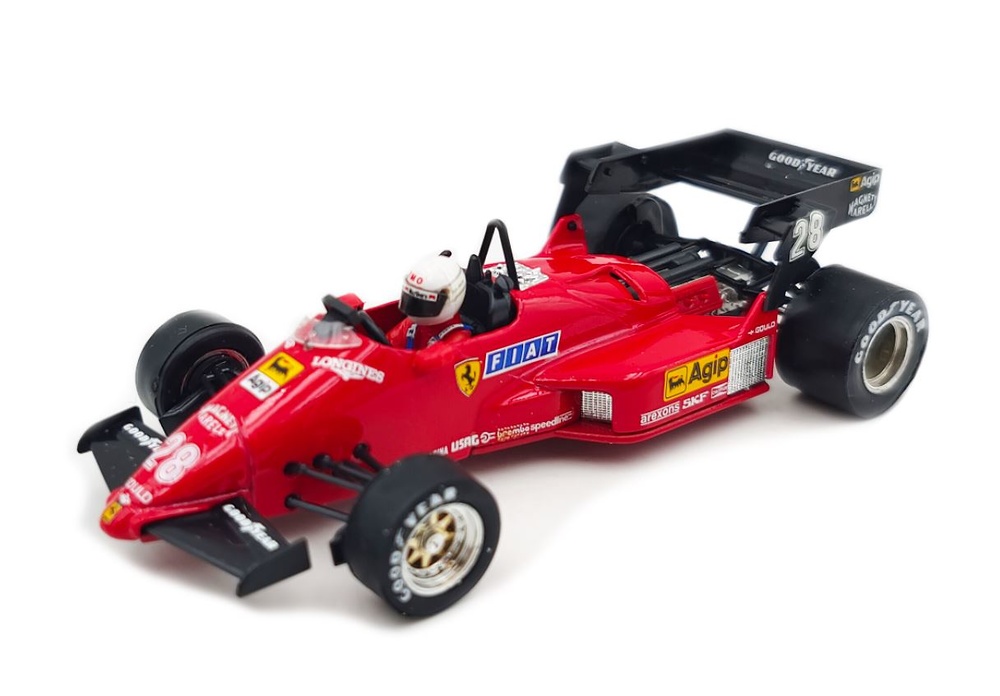 Ferrari 126 C4 Belgium Grand Prix nº 28 Rene Arnoux (1984) Brumm scale 1/43 