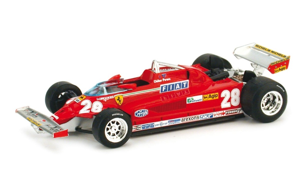 Ferrari 126 CK turbo Grand Prix Italy - Didier Pironi (1981) Brumm R391 scale 1/43 