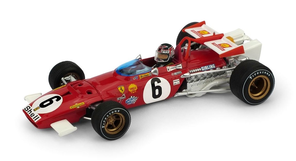 Ferrari 312 B Grand Prix Italia Nº 6 Ignacio Giunti (1970) Brumm R313B-CH scale 1/43 