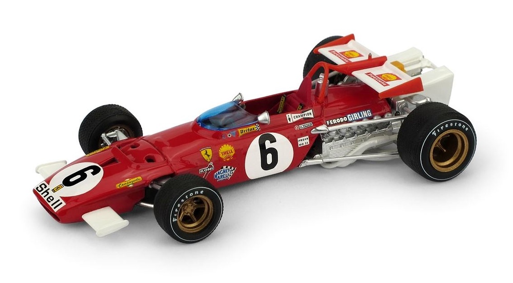 Ferrari 312 B Grand Prix Italia Nº 6 Ignacio Giunti (1970) Brumm R313B scale 1/43 