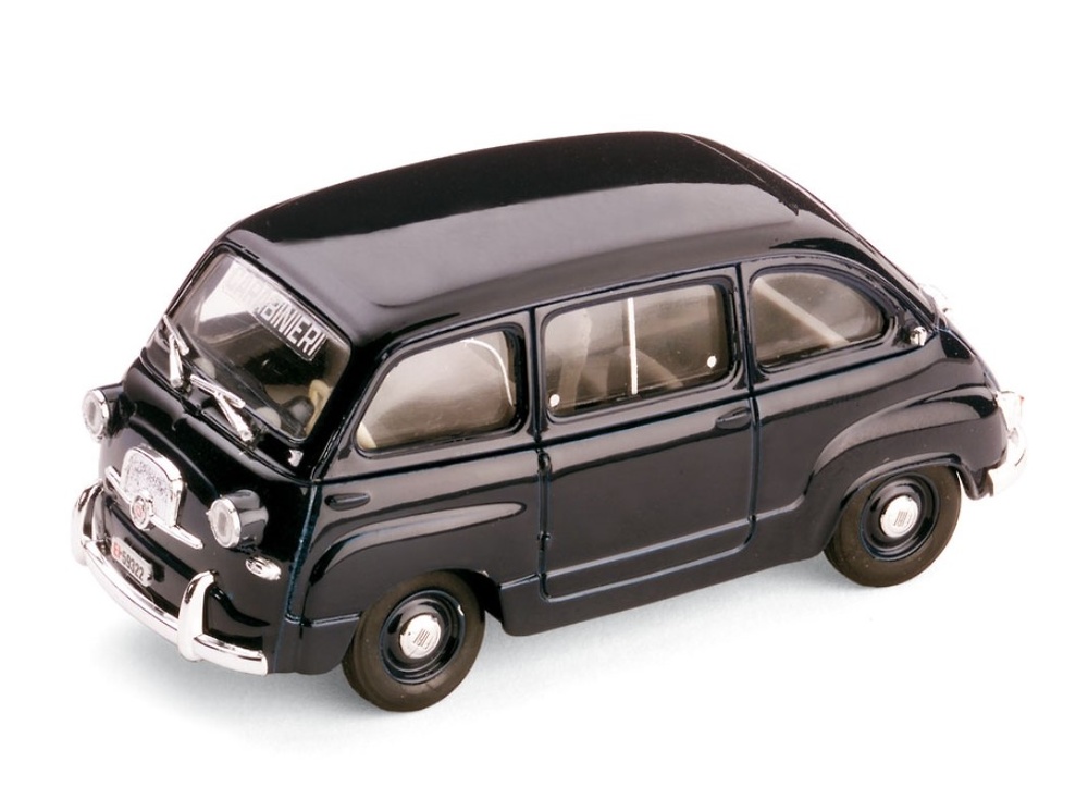 Fiat 600 Multipla Carabinieri (1956) Brumm 1/43 