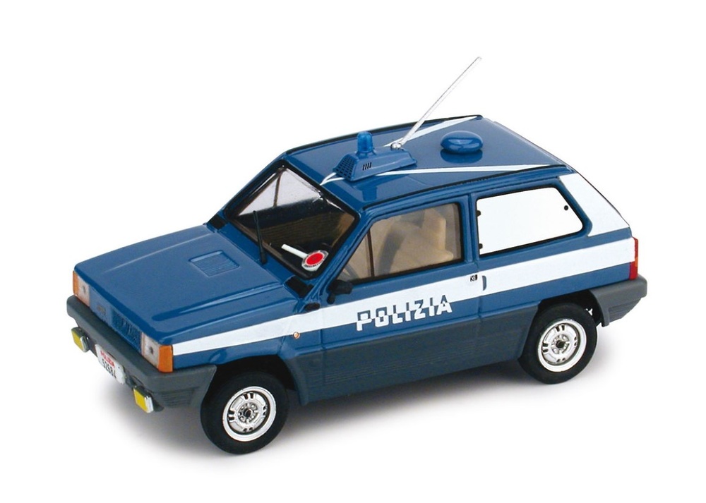 Fiat Panda 45 Policía de tráfico (1980) Brumm R395B scale 1/43 