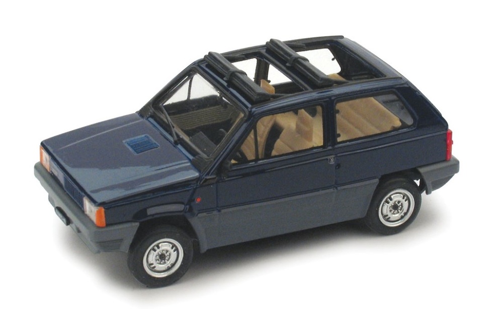 Fiat Panda 45 Techo de lona abierto (1981) Brumm R439-02 scale 1/43 