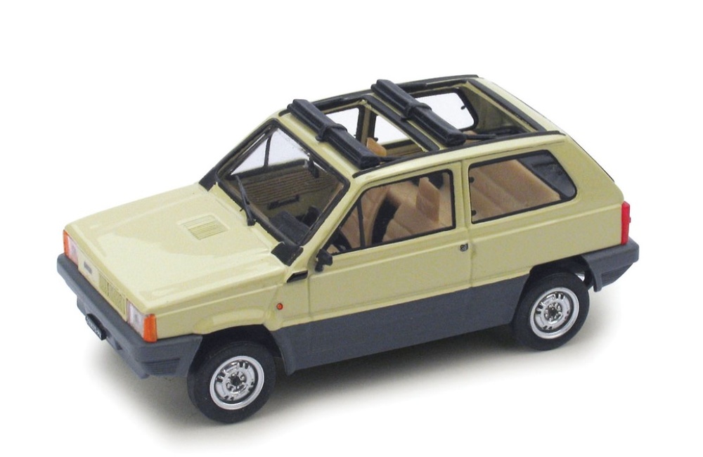 Fiat Panda 45 Techo de lona abierto (1981) Brumm R439-03 scale 1/43 