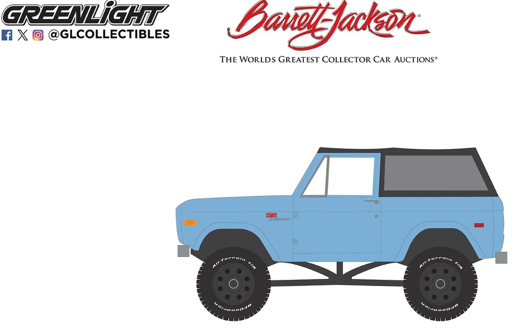 Ford Bronco Custom SUV -Palm Beach 2023- Barrett-Jackson Series 16 Greenlight 1/64 