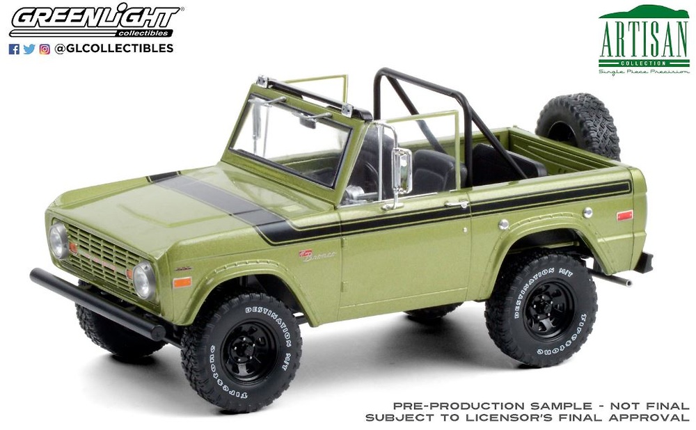 Ford Bronco Sport Verde (1975) Greenlight 1/18 