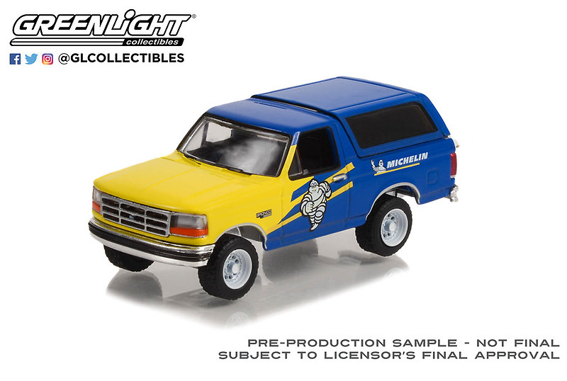 Ford Bronco XL - Michelin (1996) Greenlight 1/64 