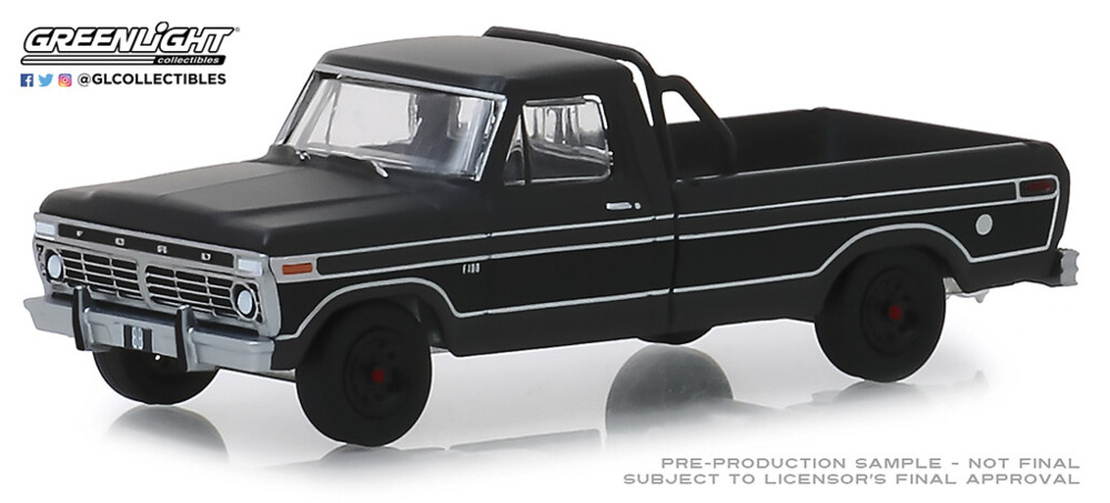 Ford F-100 Serie Black Bandit 21 (1975) Greenlight 1:64 