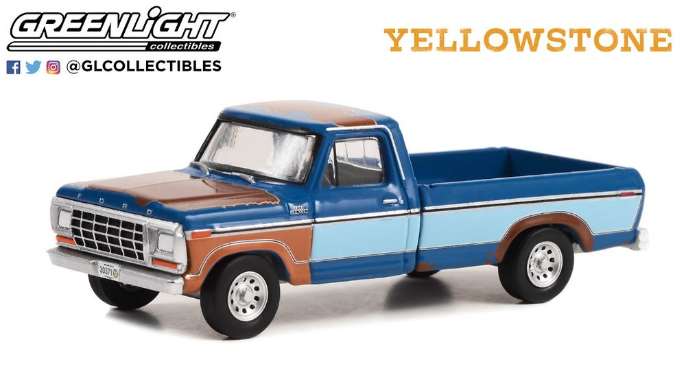 Ford F-250 serie Tv Yellowstone greenlight 44980E scale 1/64 