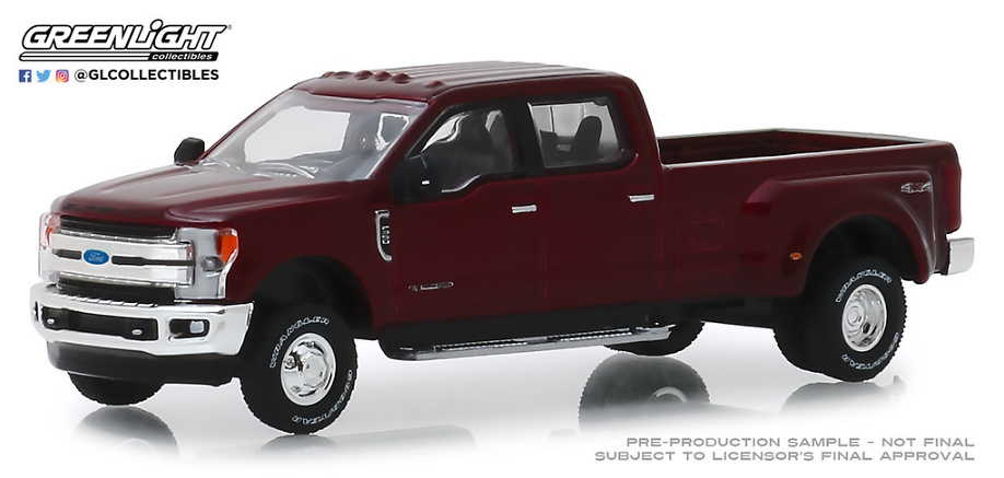 Ford F-350 Lariat Red (2018) Greenlight 1:64 