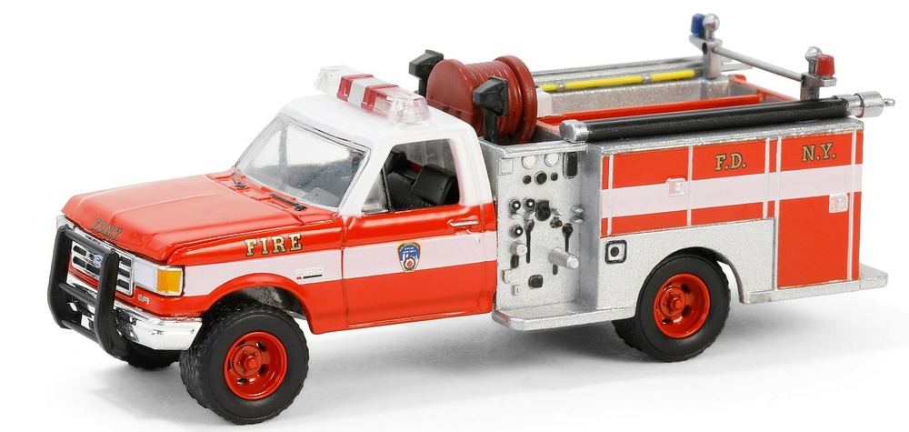 Ford F-350 Mini Pumper Fire Truck – FDNY Greenlight 30502 scale 1/64 