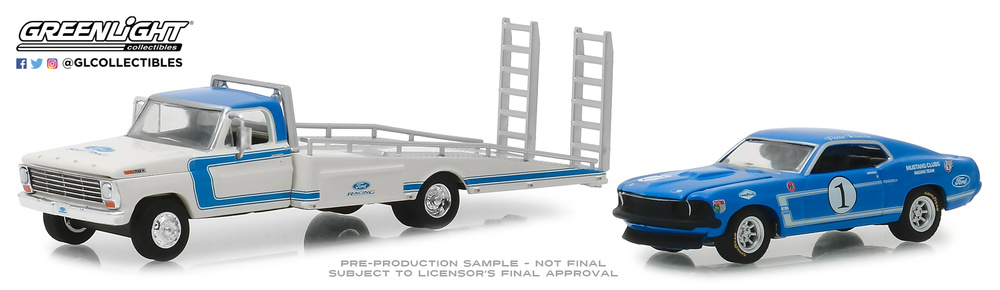 Ford F-350 Ramp Truck 1969 with Ford Performance Mustang Boss 302 