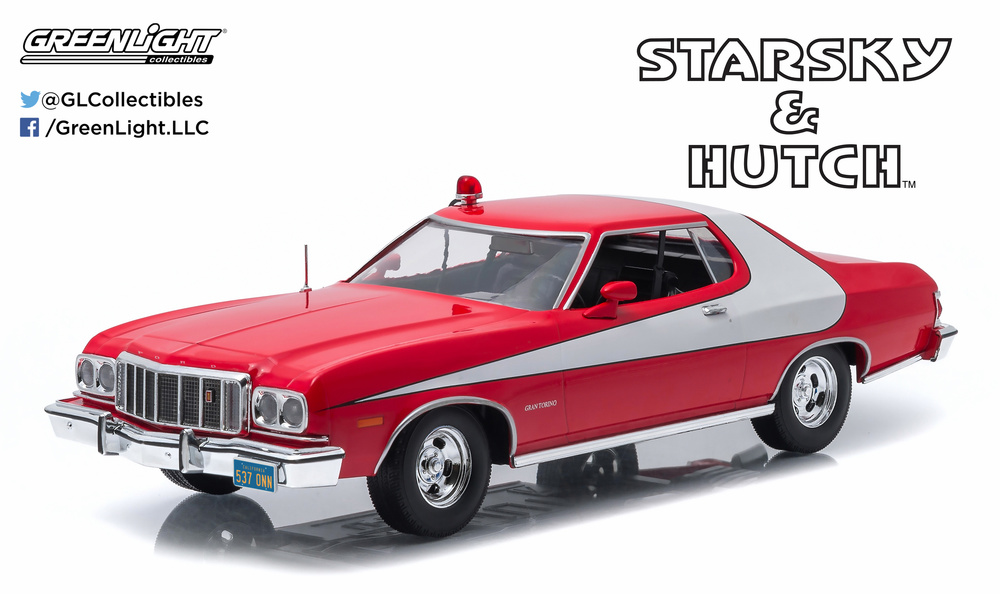 1:18 Artisan Collection - Starsky and Hutch (TV Series 1975-79) - 1976 Ford Gran Torino Greenlight 19017 