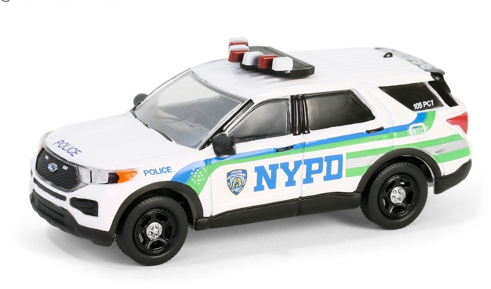 Ford Police Interceptor Utility - New York City Police Department / NYPD - Greenlight 1/64 