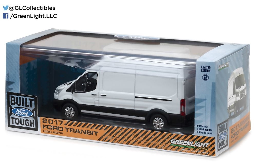 Ford Transit LWB High Roof (2017) Greenlight 1:43 