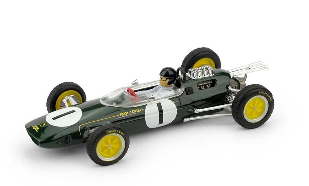 Formula one Lotus 25 Gran Prix Belgica Nº 1 Jim Clark (1963) Brumm scale 1/43 