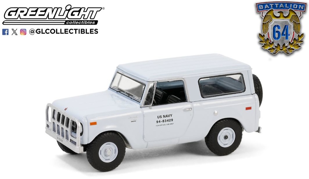 Harvester Scout – U.S. Navy Battalion 64 Series 4 greenlight 61040-D scale 1/64 