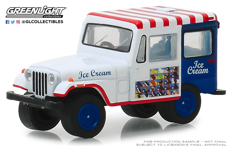 Jeep DJ-5 Ice Cream Truck (1975) Greenlight 1/64 