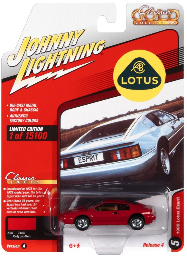 Lotus Esprit - Johnny Lightning Classic Gold JLSP188A scale 1/64 