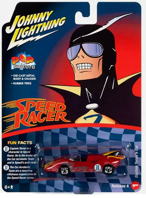 Mach 5 Speed racer Captain Terror Race Worm Johnny Lightning JLSP263 scale 1/64 