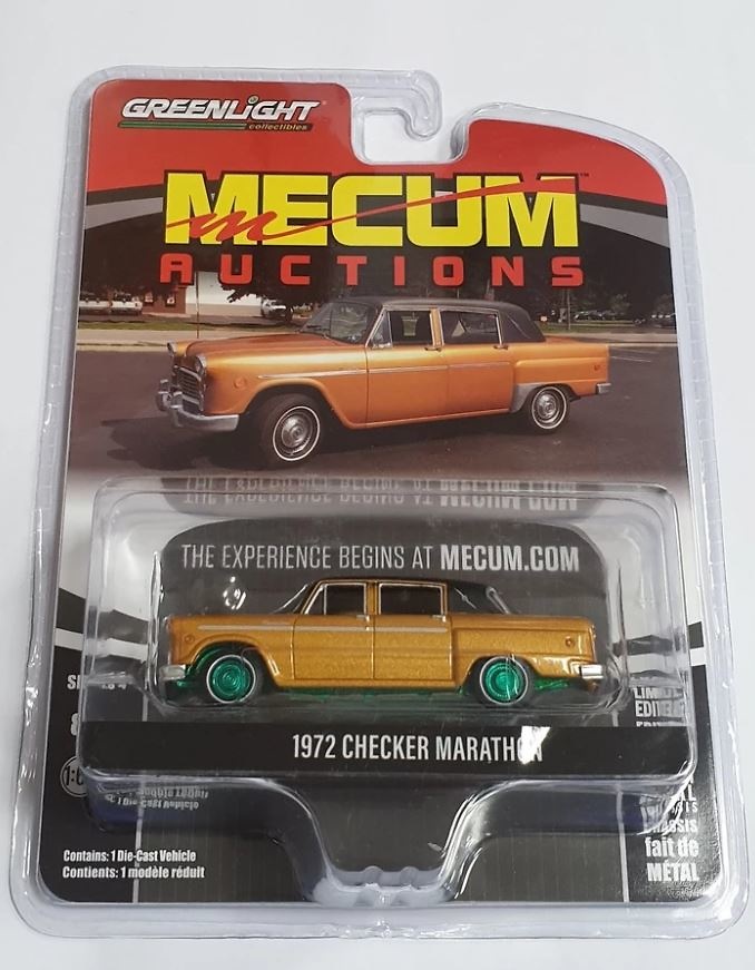 Checker Marathon 50th Anniversary 1972 Greenmachine 1/64 