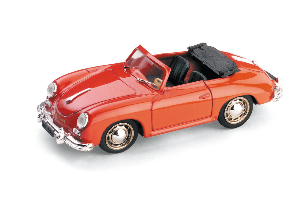 Miniature Porsche 356 Speedster (1952) Red Brumm R117 scale 1/43 