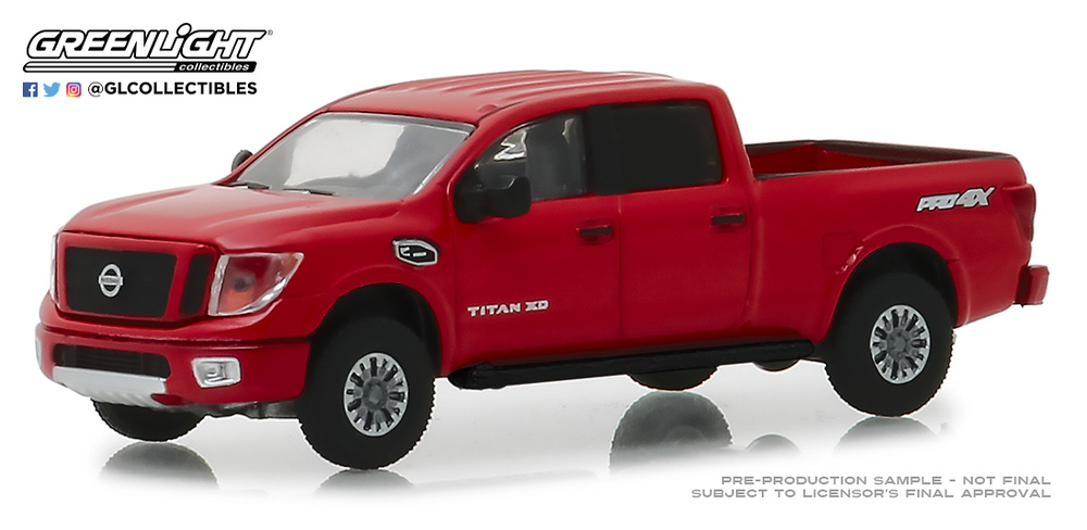 Nissan Titan XD Pro-4X Greenlight (2018) 1:64 